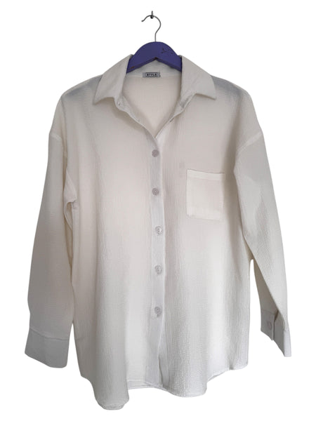 Cream white shirt - Size 34