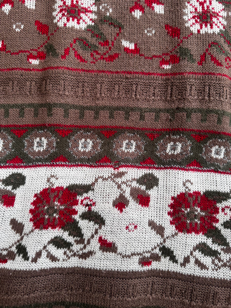 Holiday taupe knit - Size Medium