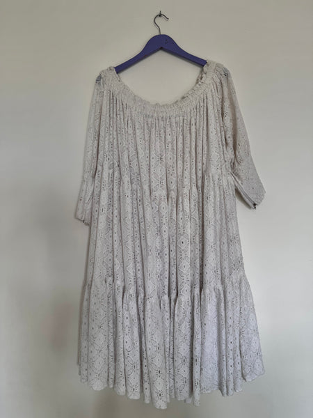 Off white heavy dress - Size XXL