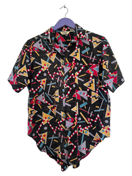 Black party shirt - Size Medium