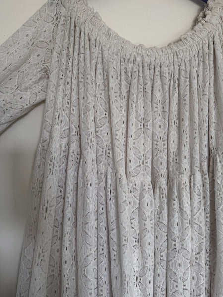 Off white heavy dress - Size XXL