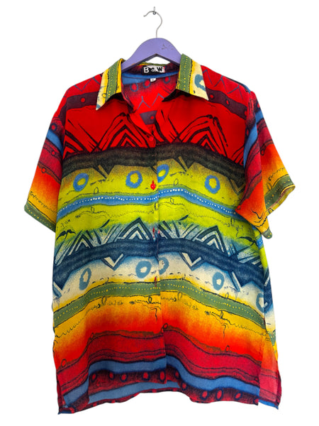 Colour sheer blouse - Size XL