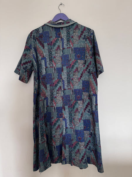 Blue vintage dress - Size 20