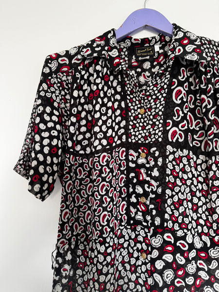 Black vintage dress - Size 36