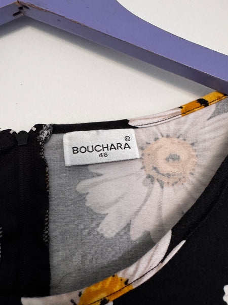 Black daisy dress - Size 46