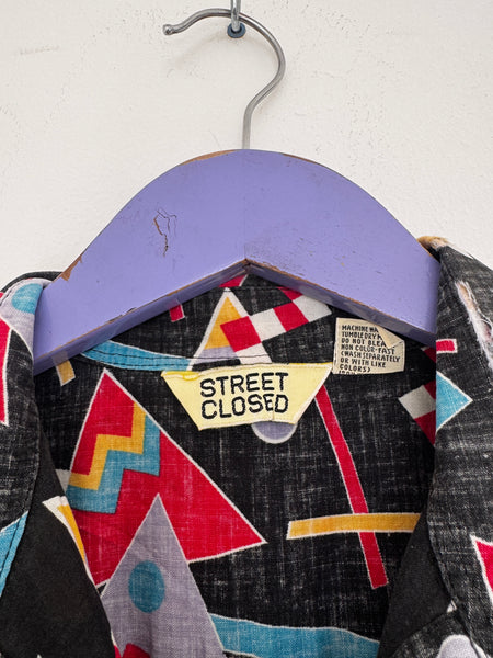 Black party shirt - Size Medium