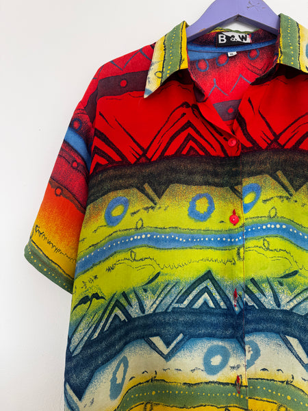 Colour sheer blouse - Size XL