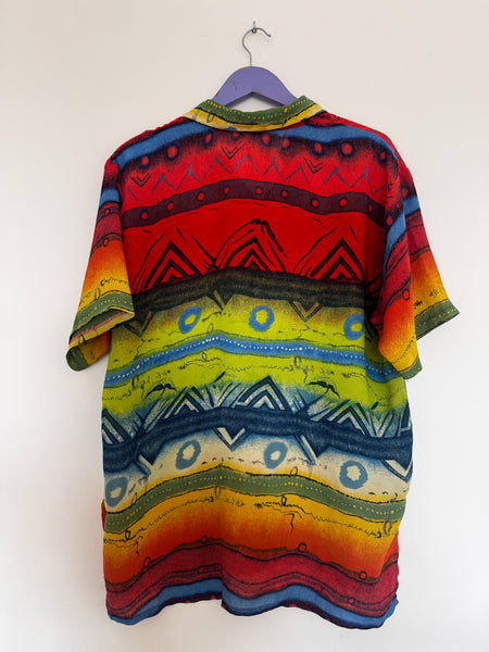 Colour sheer blouse - Size XL