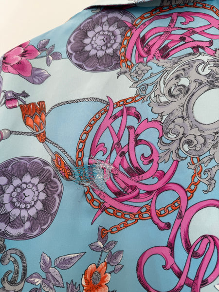 Blue vintage blouse - Size 40