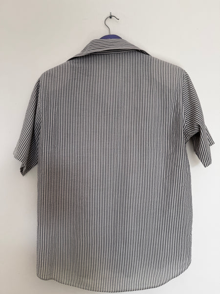 Stripy embroidered shirt - Size XL