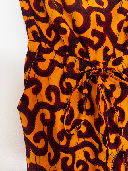 Orange boobtube jumpsuit - Size 30