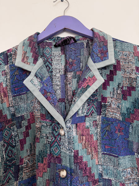 Blue vintage dress - Size 20