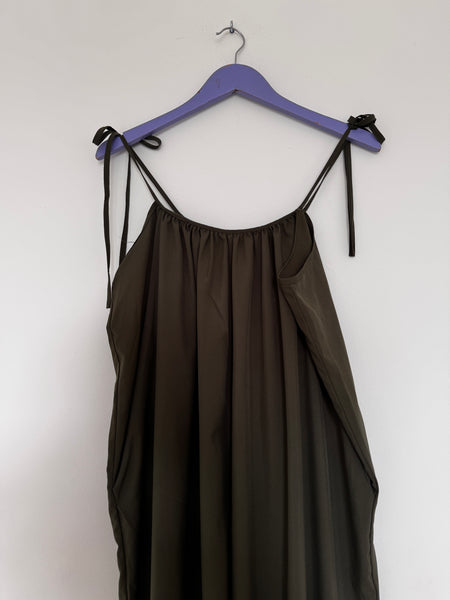 Dark olive jumpsuit - Size Small (fits S-L)