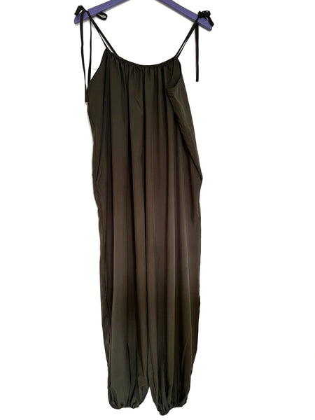 Dark olive jumpsuit - Size Small (fits S-L)