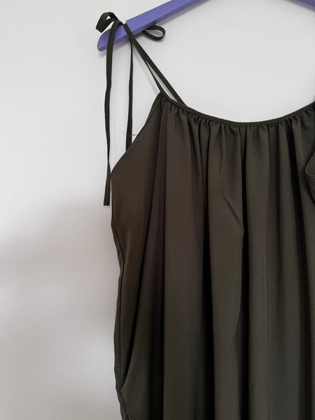 Dark olive jumpsuit - Size Small (fits S-L)