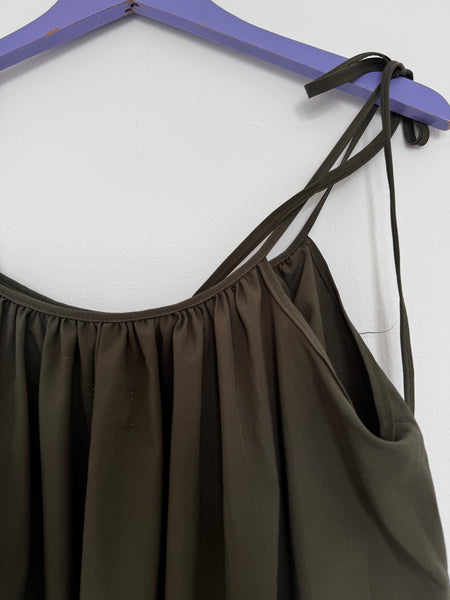 Dark olive jumpsuit - Size Small (fits S-L)