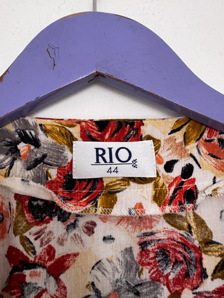 Floral light summer blazer - Size 44