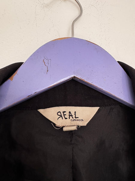 Black parka jacket - Size 10