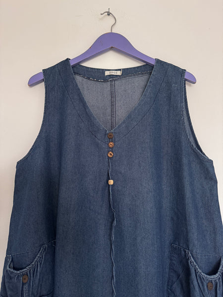 Denim bubble dress - Size XL