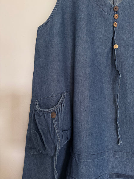 Denim bubble dress - Size XL