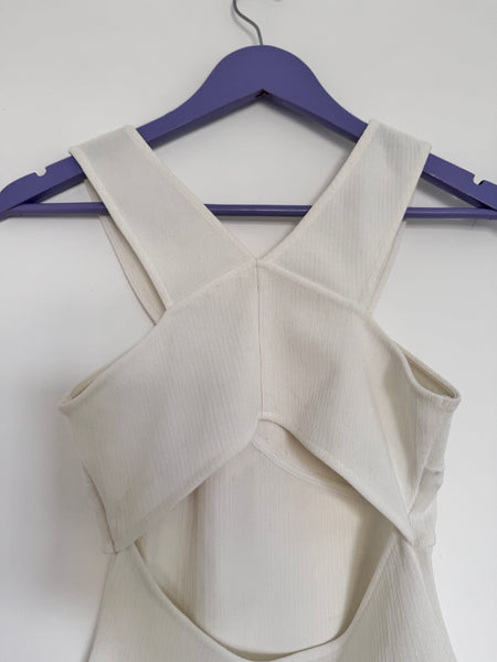 Cream band top - Size XS