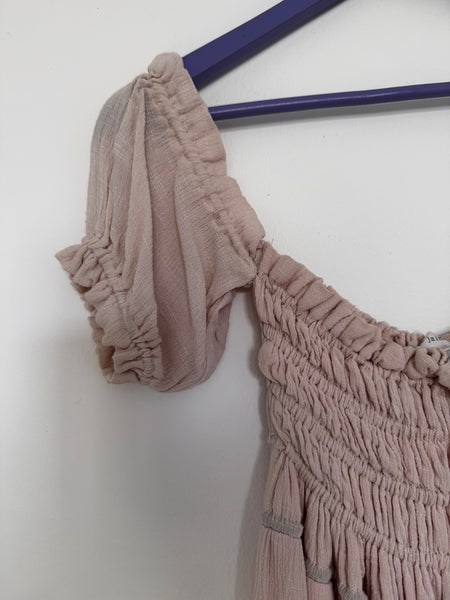 Rosy off-the-shoulder dress - Size Medium