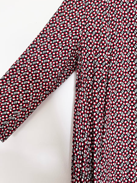 Patterned midi dress - Size M/L