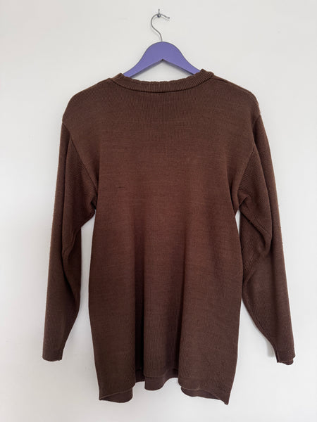 Holiday taupe knit - Size Medium
