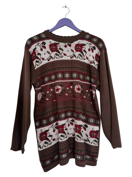 Holiday taupe knit - Size Medium