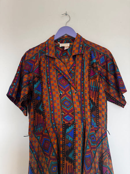 Brown vintage dress - Size 32