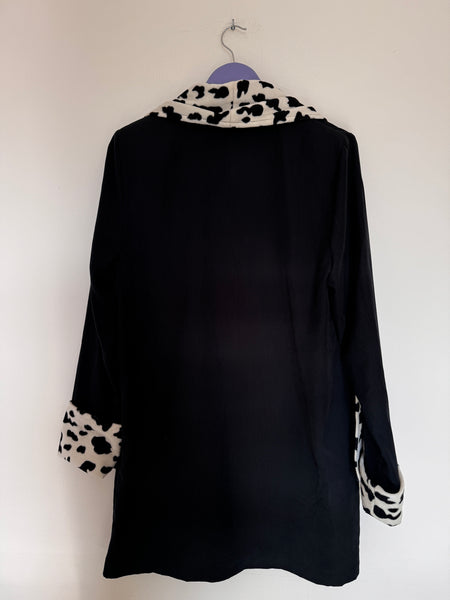Cow print lightweight blazer - Size S/M