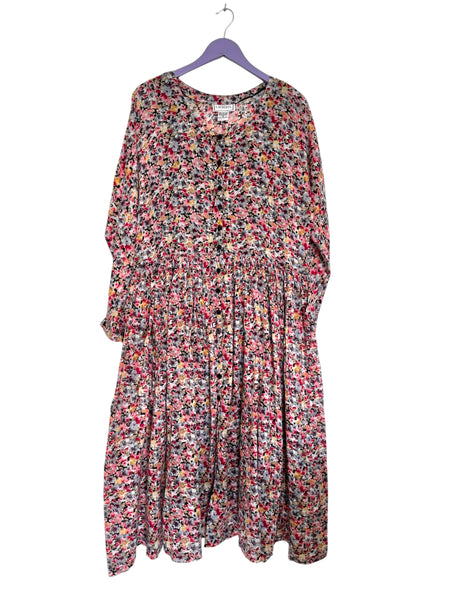 Floral cotton dress - Size Medium