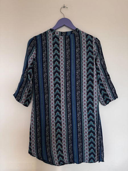 Paisley long top - Size 32 (tight fit)