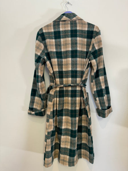 Green check gown - Size M/L