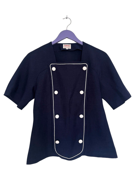 Navy vintage top - Size 32