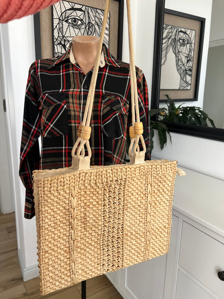 Straw bag