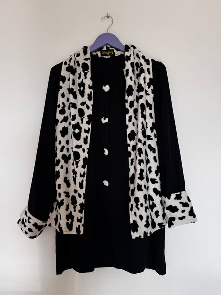 Cow print lightweight blazer - Size S/M