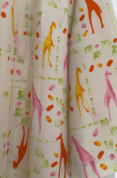 Cream giraffe blouse - Size XL