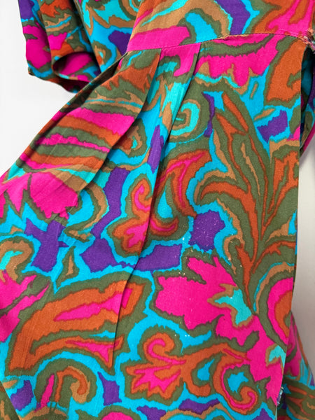 Colour vintage dress - Size Medium