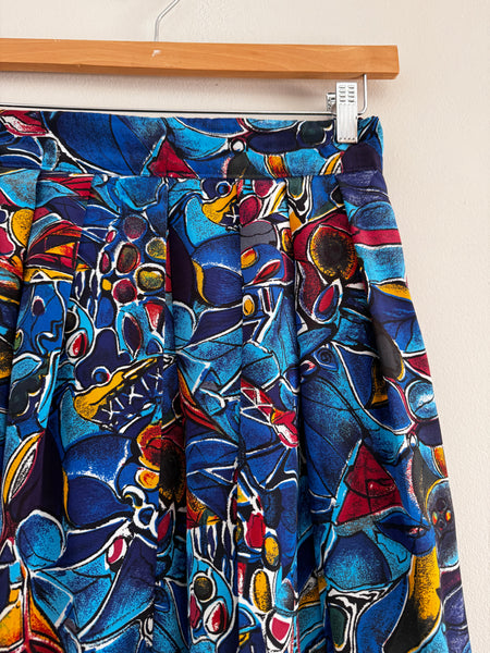 Blue vintage skirt - Size 16