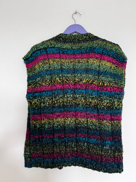 Rainbow sleeveless knit - Size M/L