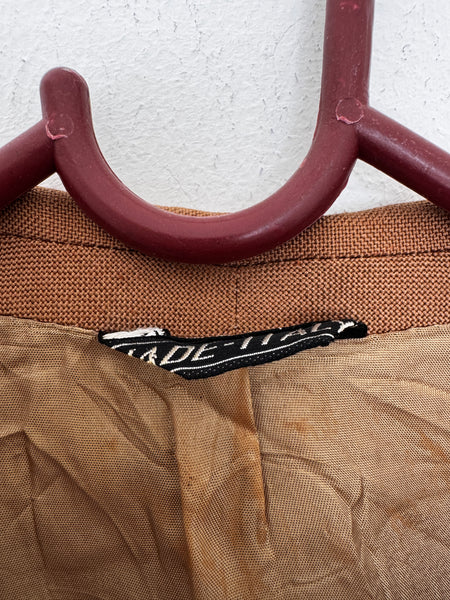 Caramel brown jacket - Size 34