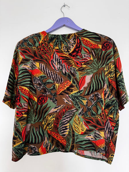 Vintage viscose top - Size XXL