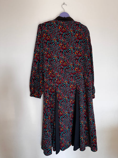 Black vintage dress - Size XL