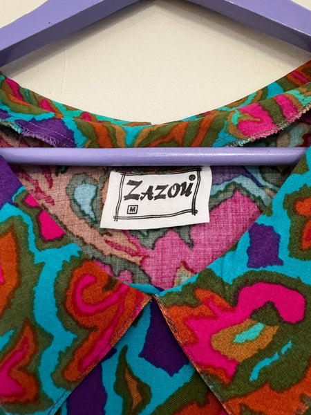 Colour vintage dress - Size Medium