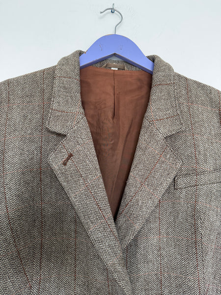 Brown tweed jacket - Size 48