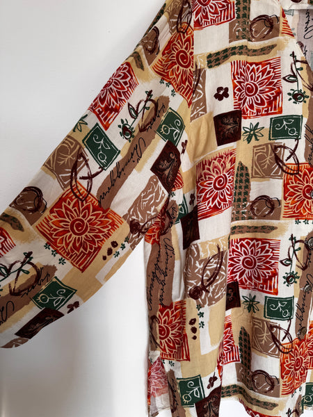 Viscose autumn blouse - Size 20