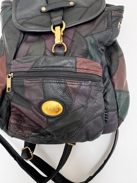 Névé Patch leather bag