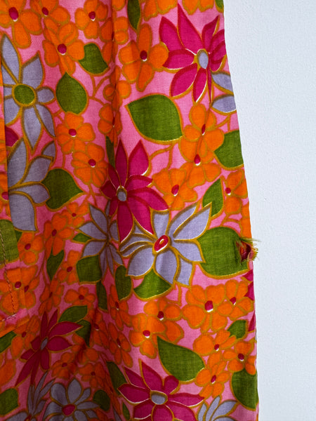 Tangerine zip dress - Size Large