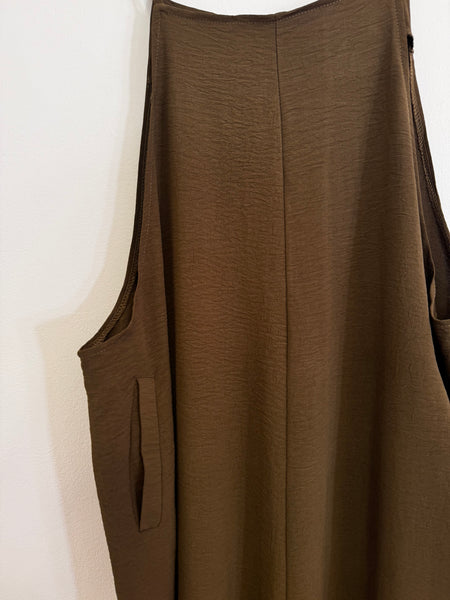 Khaki jumpsuit - Size L/XL